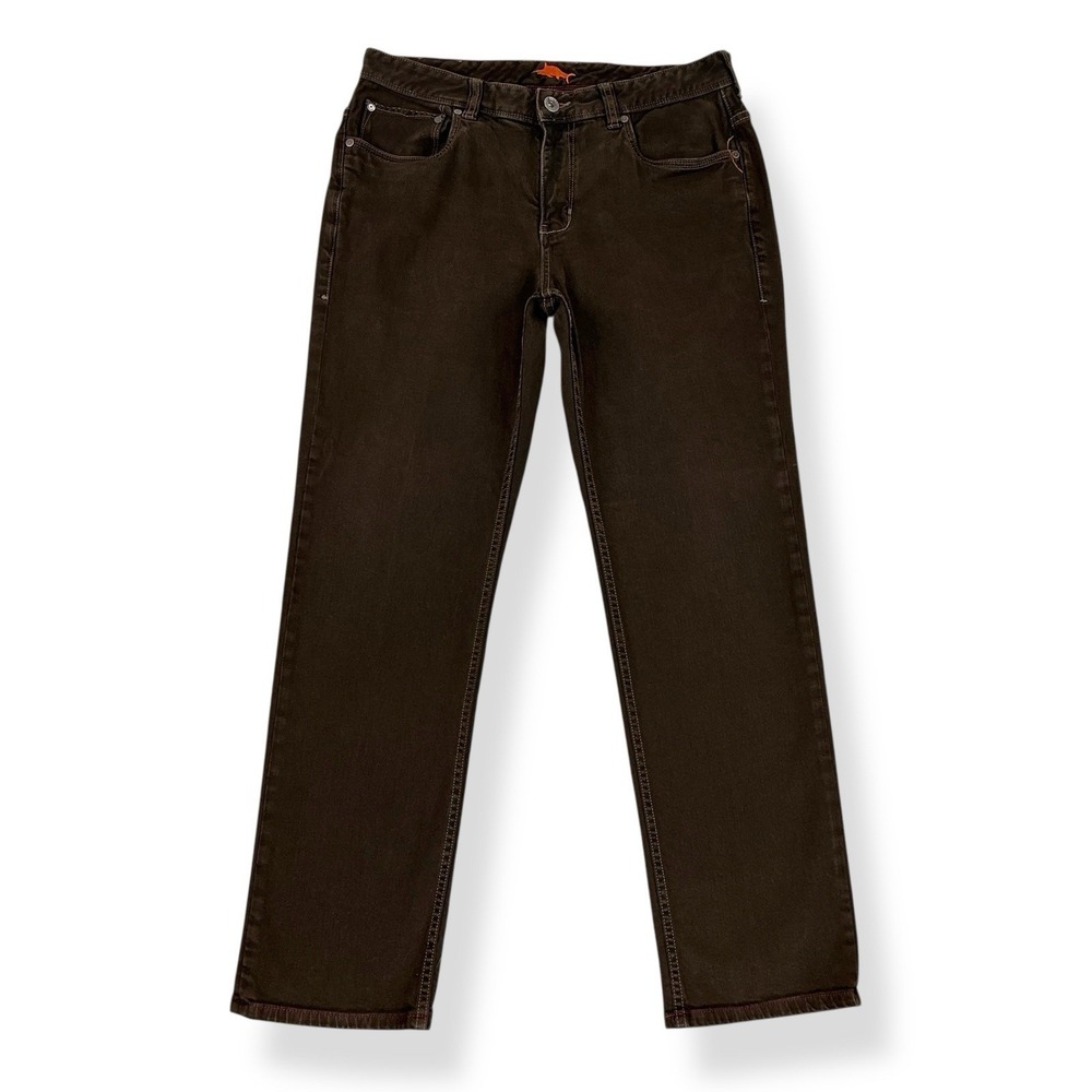 Tommy Bahama Jeans Men 34x30 (ACTUAL 32x29.5) Authentic Straight Dark Brown